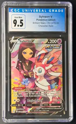 Pokemon Sylveon V TG14/TG30 Brilliant Stars Trainer Gallery Ultra Rare CGC 9.5 - Image 1