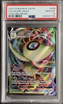Shining Celebi Pokemon 2023 S-Chinese Pokeball Gift Box 001/010 CGC Pristine 10 - Image 3