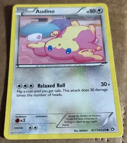Pokemon TCG Audino RC17/RC25 Legendary Treasures: Radiant Collection Holo - Image 2