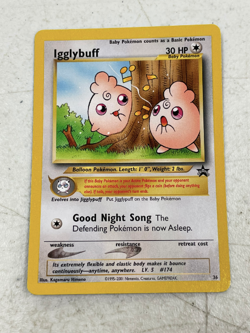 2000 Pokemon League Igglybuff Black Star Promo BSP #36 Lot (5) MD606 NM/MINT - Image 2