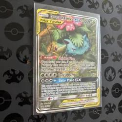 Pokemon TCG SM229 Tag Team Venusaur & Snivy GX Black Star Promo - Image 2