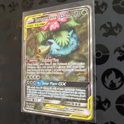 Pokemon TCG SM229 Tag Team Venusaur & Snivy GX Black Star Promo - Image 3
