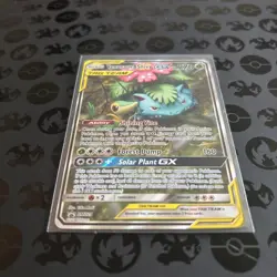 Pokemon TCG SM229 Tag Team Venusaur & Snivy GX Black Star Promo - Image 4