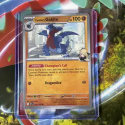 Pokemon TCG Cynthia's Gabite Non Holo 103/182 Destined Rivals Taira Akitsu NM - Image 1