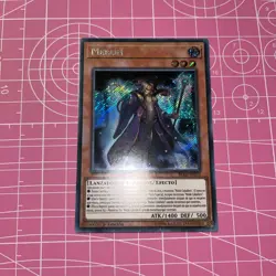 Yu-Gi-Oh! TCG Merlin BLRR Secret Rare 1st Edition Near Mint NM SPANISH - Image 4