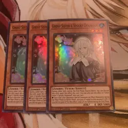 yugioh ghost sister & spooky dogwood 3x super rare mp22-en259 MP22 - Image 1