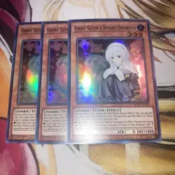 yugioh ghost sister & spooky dogwood 3x super rare mp22-en259 MP22 - Image 2