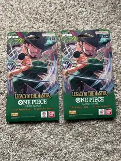 Sleeved Booster Pack One Piece TCG OP12 Lot Of 2 - Image 1