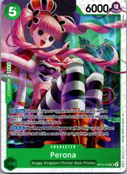 One Piece TCG OP14-033 • SR • Perona • English • Near Mint - Image 1