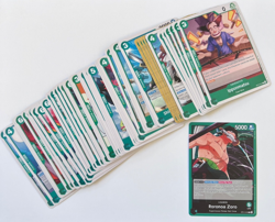 One Piece TCG Roronoa Zoro Complete Deck - OP12 READY TO PLAY - C/UC No Don - NM - Image 1