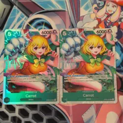 2 x OP08-023 SR Carrot OnePiece Two Legends English Mint Foil - Image 1