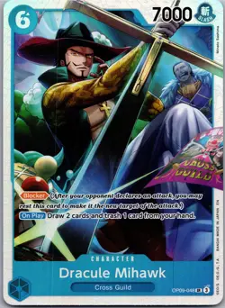 One Piece TCG • Dracule Mihawk OP09-048 • Super Rare • ENG/NM - Image 1
