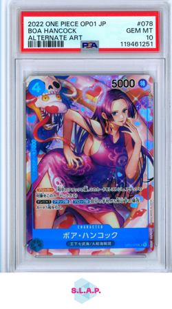 BOA HANCOCK ONE PIECE 78 2022 OP01 - JP PSA 10 - Image 1