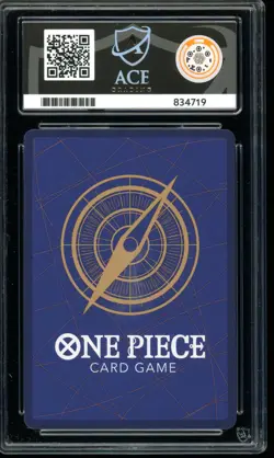 Monkey D. Luffy One Piece English Alt Art OP05-119 SEC Gear 5 ACE GEM MINT 10 - Image 2