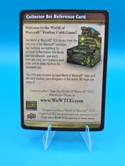 World of Warcraft WoW TCG FOIL Turn Diagram Promo (Wrath of the Lich King) - Image 3