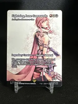 Lightning, Lone Commando - Isshin #0054 (Borderless) MTG FINAL FANTASY - Image 1