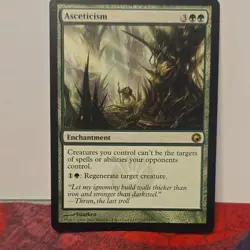 Magic: The Gathering Asceticism Green Enchantment Rare Scars of Mirrodin 110 Re… - Image 1