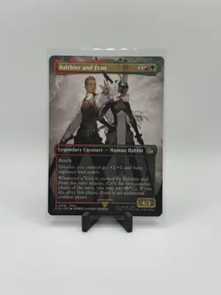 Balthier and Fran Borderless - FINAL FANTASY MTG Magic the Gathering - Image 1