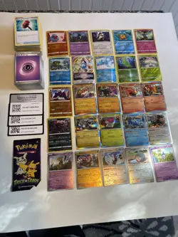 Pokemon Card Lot Over 330 Cards Holo Foils And More - Image 1