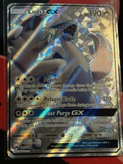 Pokemon - Lugia GX - 207/214 - SM-Lost Thunder - Heavy Play* - Image 2