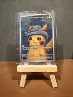 Pokemon Van Gogh Pikachu with Grey Felt Hat SVP Black Star Promo 085 SEALED - Image 1