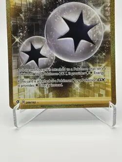 Pokemon Card Twin Energy 209/192 Rebel Clash Gold Secret Rare - Image 3