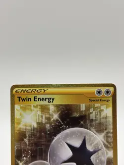 Pokemon Card Twin Energy 209/192 Rebel Clash Gold Secret Rare - Image 4