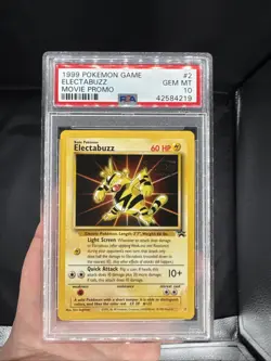 1999 Pokemon Wotc Promo Electabuzz 02/53 Movie Promo Regular PSA 10 - Image 1