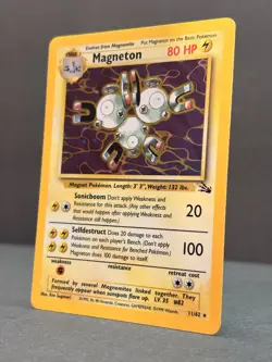 Pokemon Fossil Magneton Holo – Lightly Played LP – Original Vintage 11/62 - Image 4