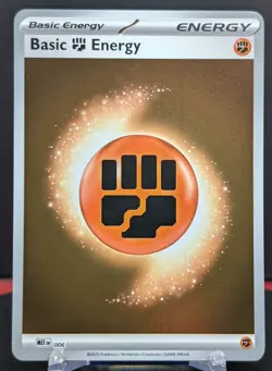 Pokemon Basic Fighting Energy #006 English MEE Ascended Heroes Reverse Holo - Image 1