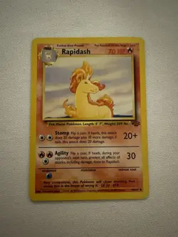 Pokemon 1999 Rapidash Jungle vintage 44/64 Wizards of the Coast - Image 1