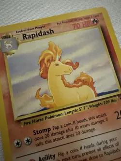 Pokemon 1999 Rapidash Jungle vintage 44/64 Wizards of the Coast - Image 2