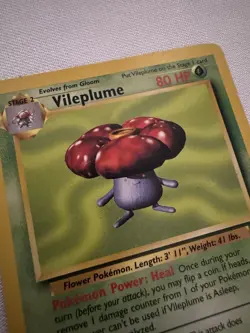 Pokemon Karte Vileplume Giflor Holo WOTC 15/64 Jungle Set Rare Vintage 1999 VG - Image 2