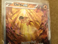 Chi-Yu EX 259/193 Special Illustration Rare SIR SV02: Paldea Evolved Pokemon - Image 2