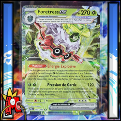Carte Pokemon : Foretress EX 005/193 - PAL Evolutions a Paldea - RR - NEUF - FR - Image 1