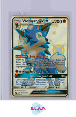 WOLWEROCK GX POKEMON SV67/SV94 2019 SUN & MOON HIDDEN FATES GERMAN - Image 1