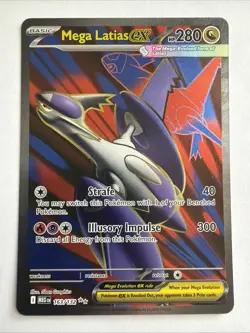 Pokemon TCG Ultra Rare Mega Latias EX #163/132 Mega Evolution - Image 1