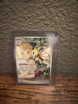 Pokemon TCG Lillie's Ribombee 164/159 Journey Together Illustration - Image 1