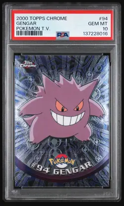 PSA 10 Topps Chrome Pokemon Gengar #94 - Image 1
