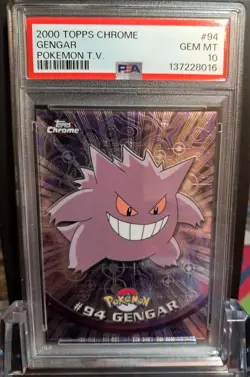 PSA 10 Topps Chrome Pokemon Gengar #94 - Image 3