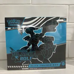 Pokemon TCG Scarlet & Violet Black Bolt Elite Trainer Box Collector's Promo - Image 1
