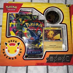 2x Pokemon TCG Pikachu Promo Collection Box *30th ANNIVERSARY *SAME DAY SHIPPING - Image 3