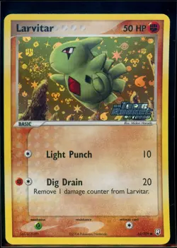 Pokemon EX TEAM ROCKET RETURNS - #63/109 Larvitar - Reverse Holo - ENG - NM/M - Image 1