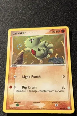 Pokemon EX TEAM ROCKET RETURNS - #63/109 Larvitar - Reverse Holo - ENG - NM/M - Image 4