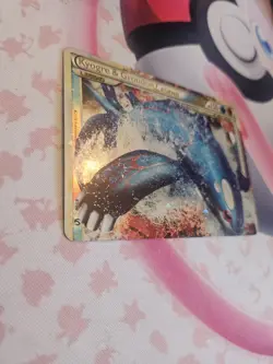 Pokemon TCG Legendary Creatures Kyogre and Groudon 87/90 HGSS Undaunted Holo Top - Image 2