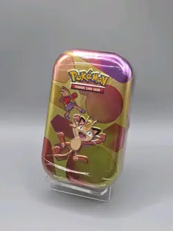 Pokemon TCG Scarlet & Violet 151 Mini Tin Hitmonchan & Meowth Brand New & Sealed - Image 1