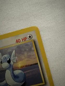 Pokemon Dratini 26/102 Uncommon Base Set 1999 vintage Wizards of the Coast LP - Image 4