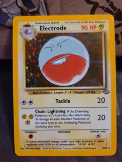 Pokemon TCG Electrode Jungle 2/64 Holo Unlimited Holo Rare - Image 1