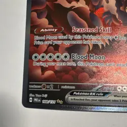 Pokemon Bloodmoon Ursaluna EX 168/131 PRE EN Special Illustration Rare EX - Image 4