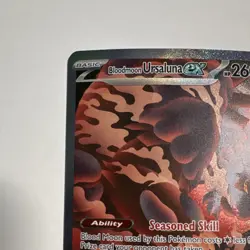 Pokemon Bloodmoon Ursaluna EX 168/131 PRE EN Special Illustration Rare EX - Image 5